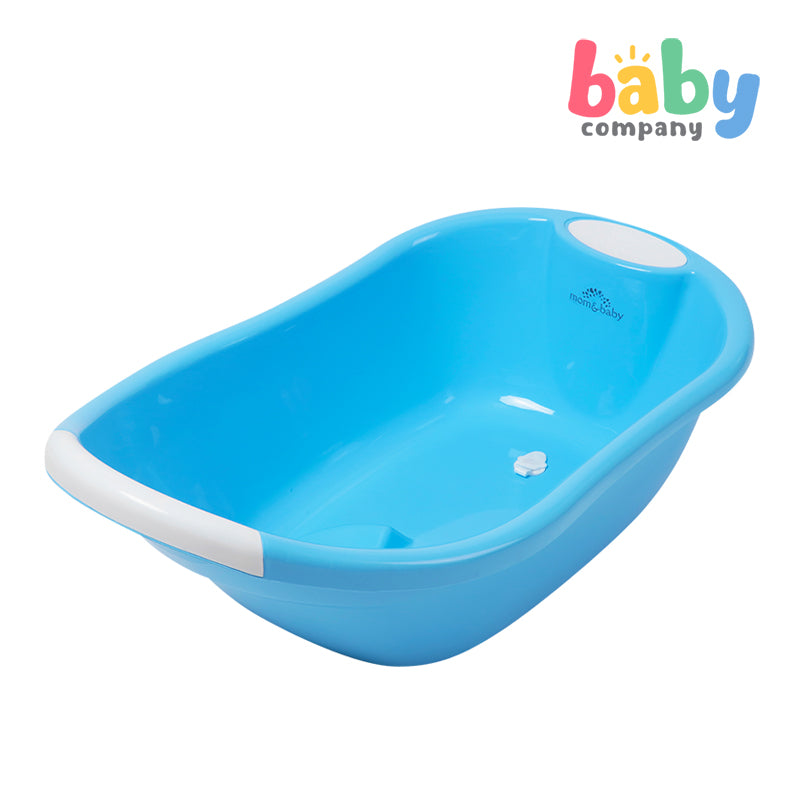 Mom & Baby Bath Tub with Drainer - Blue