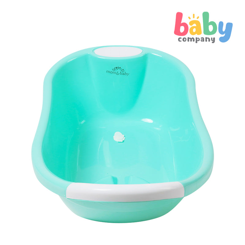 Mom & Baby Bath Tub with Drainer - Green