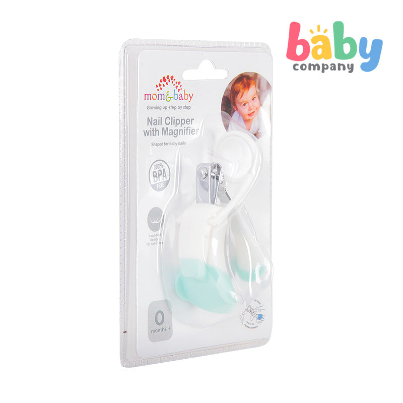 Mom & Baby Nail Clipper with Magnifier - Green