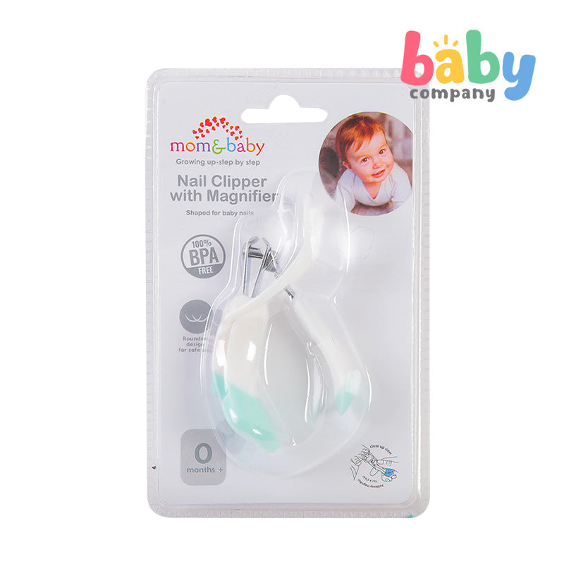 Mom & Baby Nail Clipper with Magnifier - Green