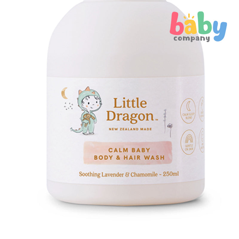 Little Dragon Calm Baby Body and Hair Wash With Soothing Lavender & Chamomile 250ml Pump Bottle