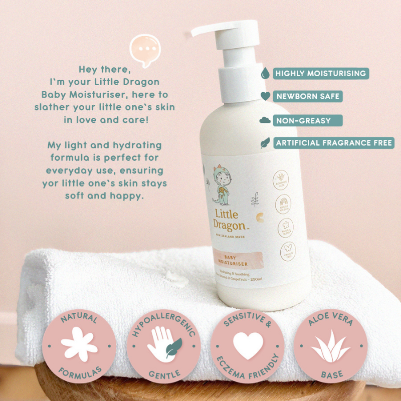 Little Dragon Gentle Baby Moisturizer 250ml Pump Bottle