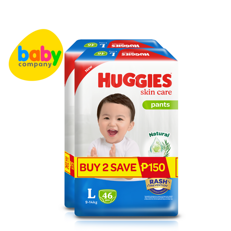 Huggies Skin Care Diaper Pants - Large, 46 pcs x 2 packs