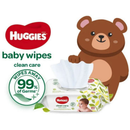 Huggies Baby Wipes Clean Care 80 Sheets x 3 Packs