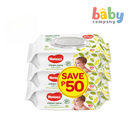 Huggies Baby Wipes Clean Care 80 Sheets x 3 Packs