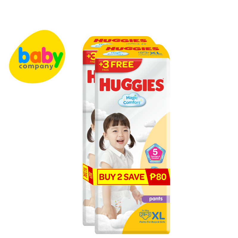 Huggies Magic Comfort Pants -  XL, 32 pcs  x 2 packs (GBF)