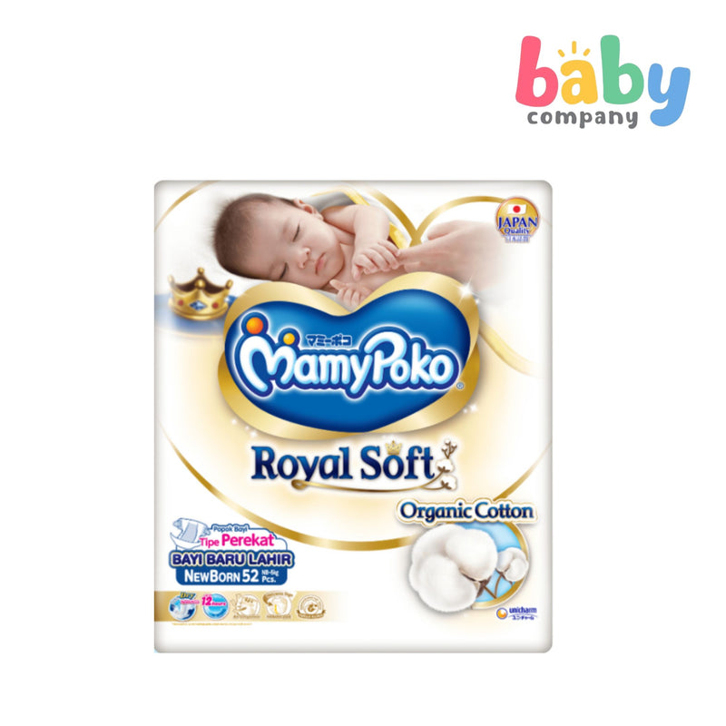 MamyPoko Royal Soft Taped Newborn Diapers Bundle