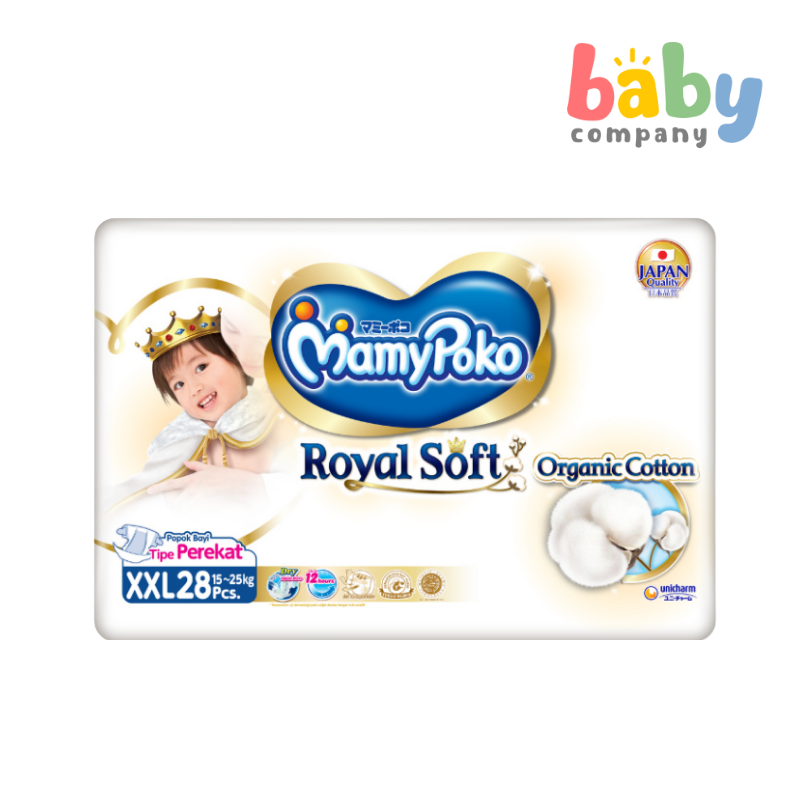 MamyPoko Royal Soft Taped Diapers XXL 28 Pads x 2 Packs