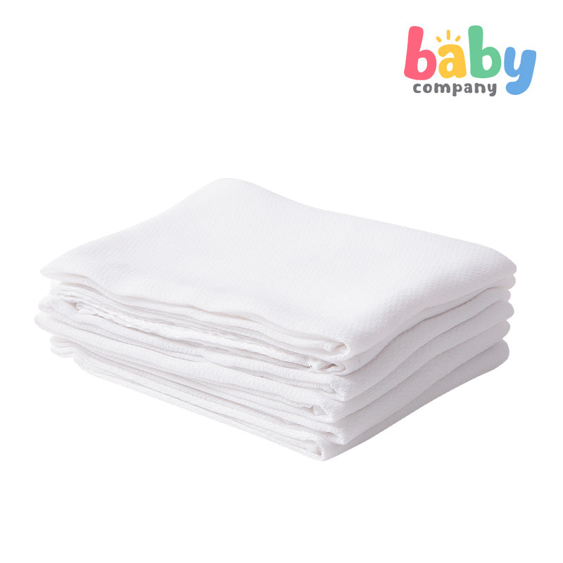 Bloom Birdseye Cloth Diaper for Babies - White