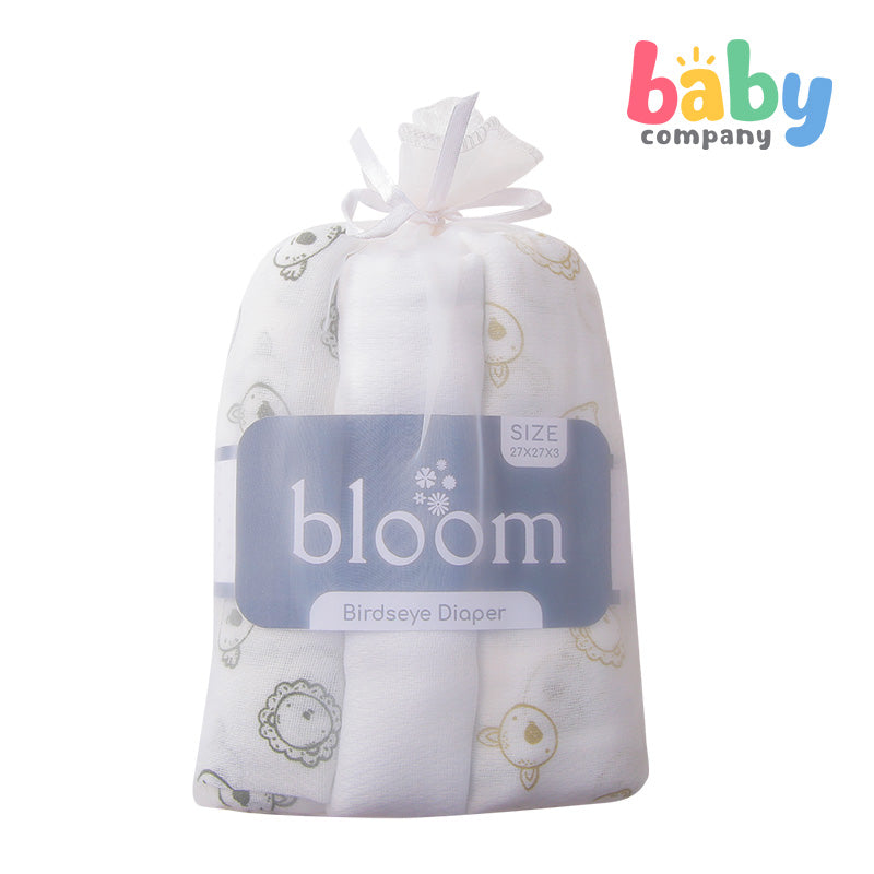 Bloom Birdseye Cloth Diaper for Babies - Sage Green