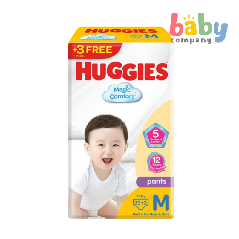 Huggies Magic Comfort Pants - Medium, 42 pcs