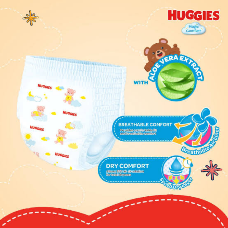 Huggies Magic Comfort Pants - Medium, 42 pcs