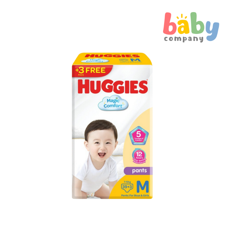 Huggies Magic Comfort Pants - Medium, 42 pcs