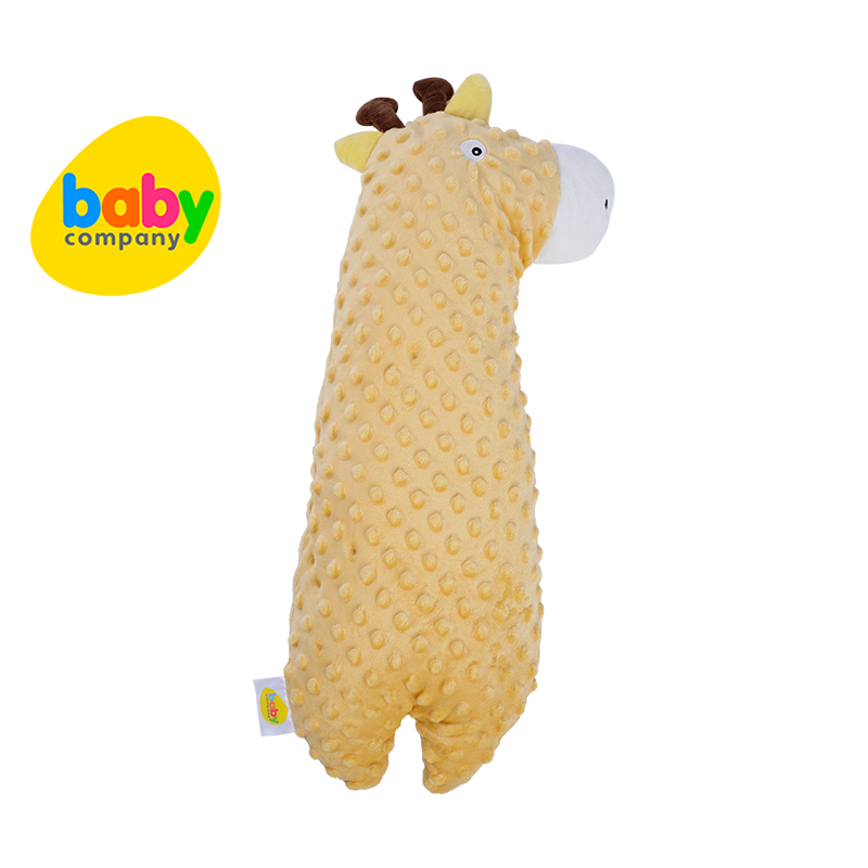 Baby Company Pompom Bolster Pillow - Giraffe