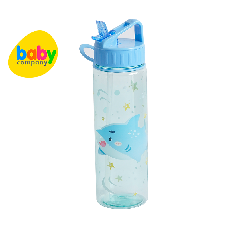 Baby Company Gigglies 700ml Tumbler With Flip Straw New Design - Shark