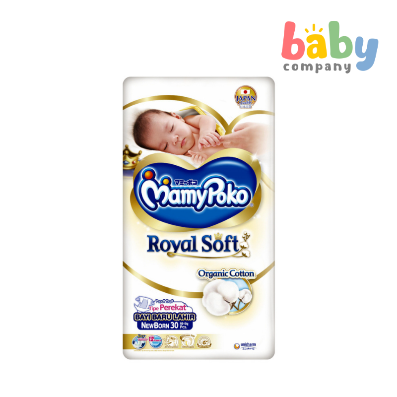 MamyPoko Royal Soft Taped Newborn Diaper 30 Pads