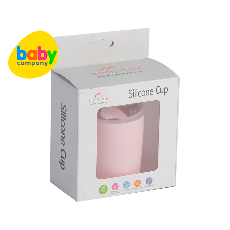 Mom & Baby Silicone Cup - Pink
