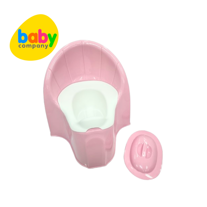 Mom & Baby Classic Potty with Lid - Pink