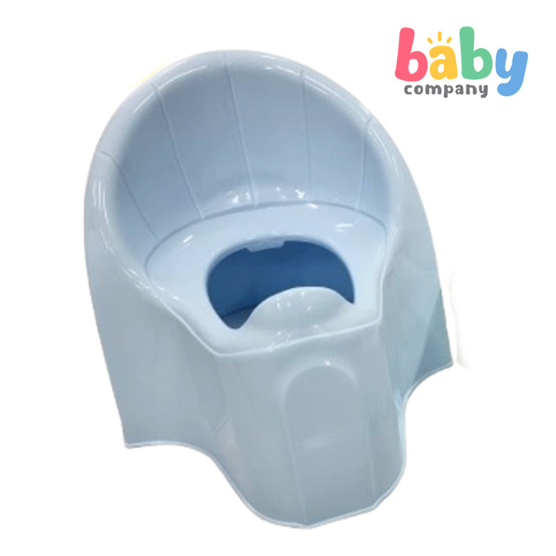 Mom & Baby Classic Potty with Lid - Blue