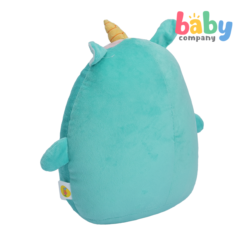 Baby Company Space Chubbies Stuffed Toy - Green Unicorn