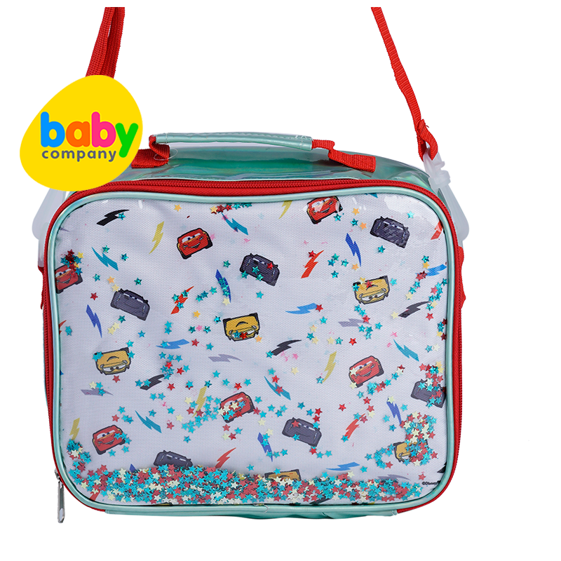 Disney Cars Insulated Lunch Bag for Babies/Kids - White/Green