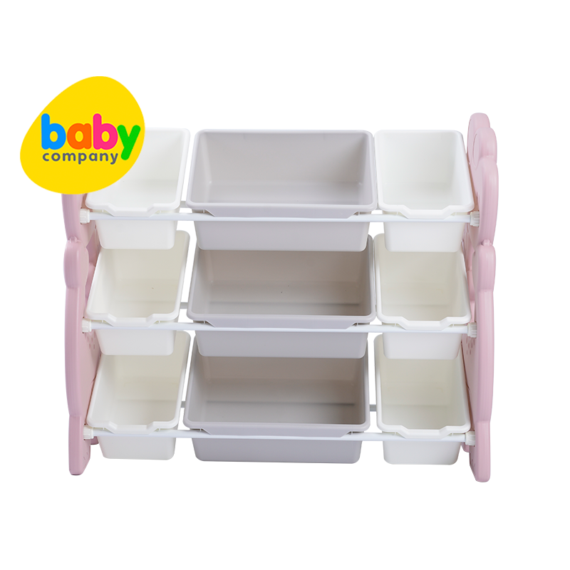 Baby Company Storage Bin for Babies/Kids Stuff - Pink