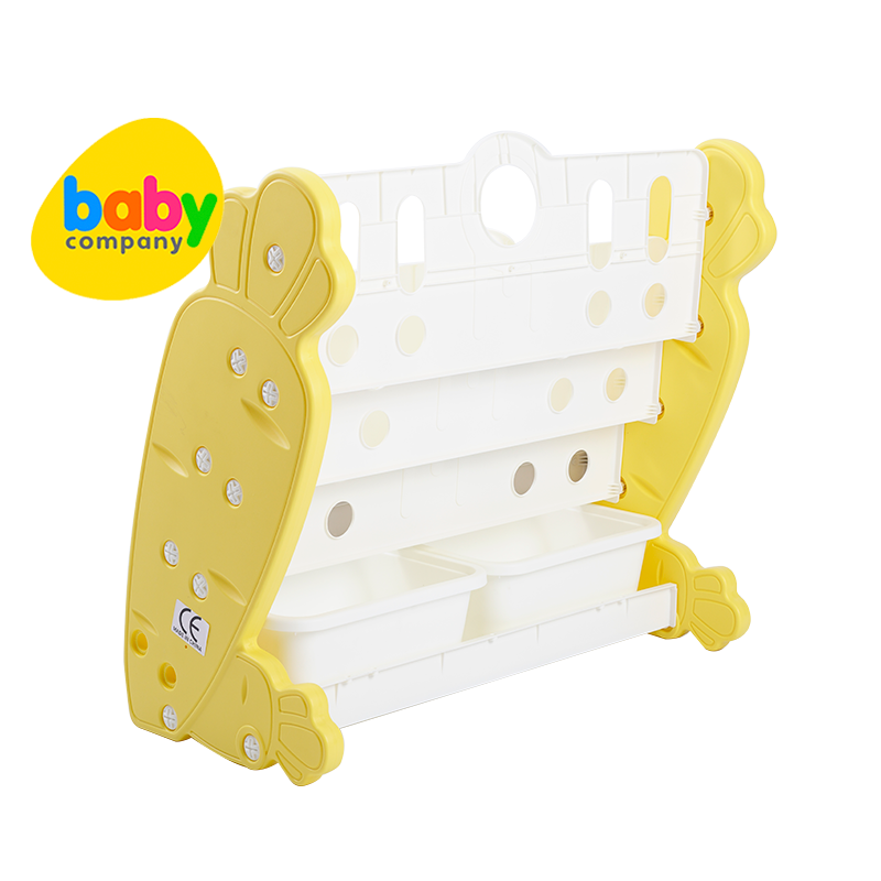 Baby Company Storage Bookshelf & Bin - Yellow