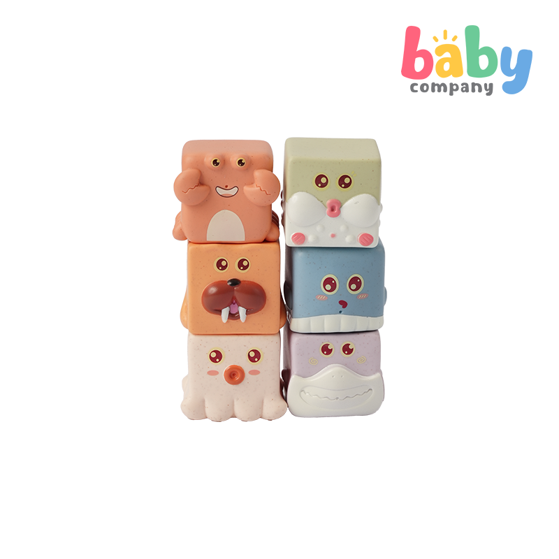 Playsmart Silicone Blocks - Sea Creatures