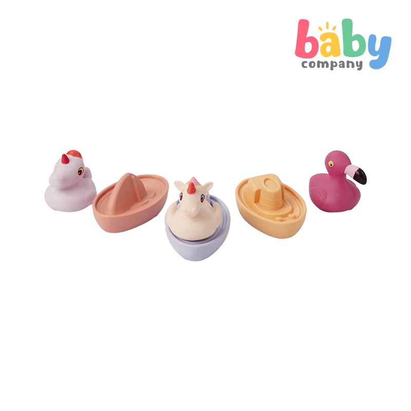 Playsmart Silicone Squeeze Toy - Boats and Animal