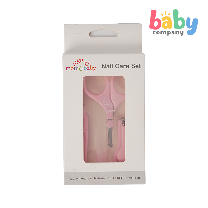 Mom & Baby 4pc Nail Care Set - Pink