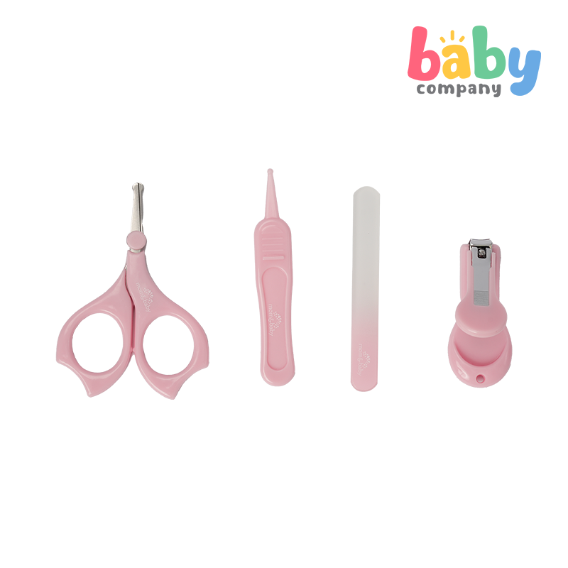 Mom & Baby 4pc Nail Care Set - Pink