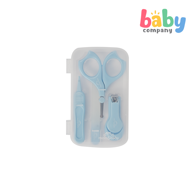 Mom & Baby 4pc Nail Care Set - Blue