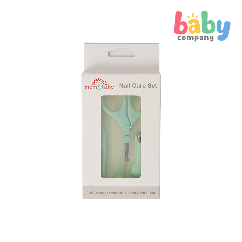 Mom & Baby 4pc Nail Care Set - Green