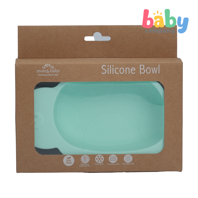 Mom & Baby Silicone Bowl - Turtle, Turqoise