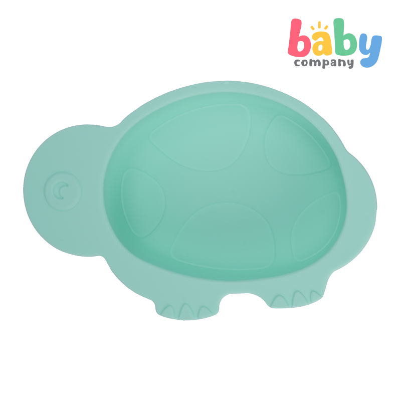 Mom & Baby Silicone Bowl - Turtle, Turqoise