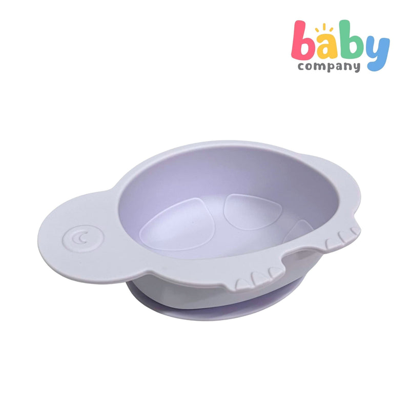 Mom & Baby Silicone Bowl - Turtle, Purple