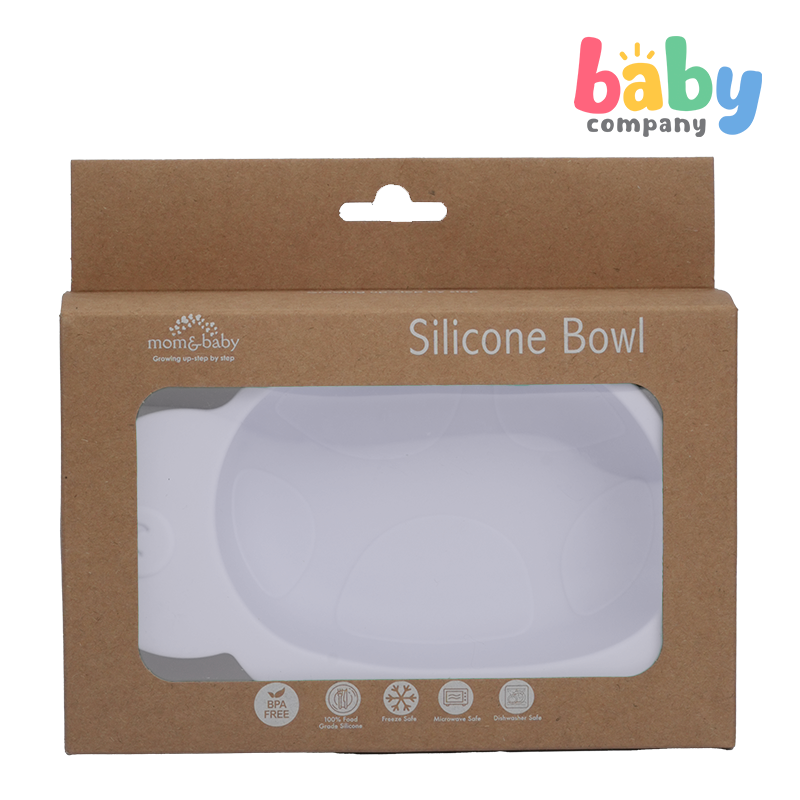 Mom & Baby Silicone Bowl - Turtle, Purple