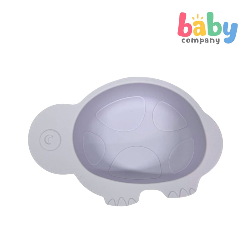 Mom & Baby Silicone Bowl - Turtle, Purple