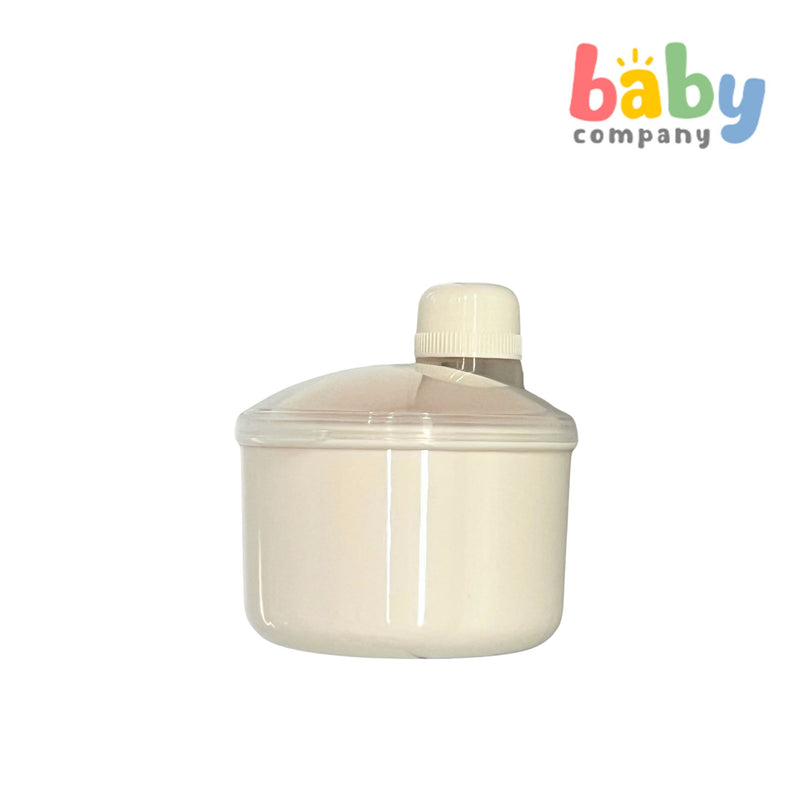 Mom & Baby Powder Milk Container - Cream White