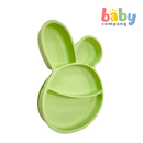 Peekaboo Baby Silicone Suction Plate Bunny
