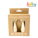Peekaboo Baby Silicone Spoon and Fork Bunny
