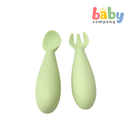 Peekaboo Baby Silicone Spoon and Fork Bunny