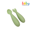 Peekaboo Baby Silicone Spoon and Fork Bunny