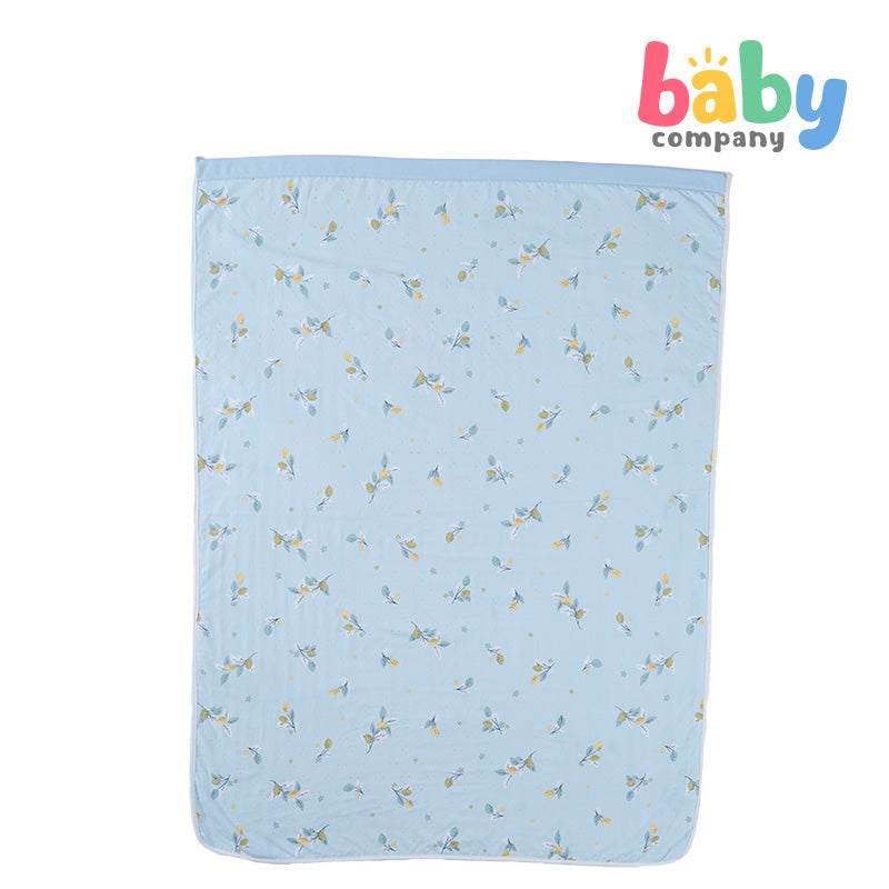 Bloom Quilt for Babies - Blue