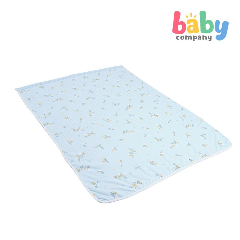 Bloom Quilt for Babies - Blue