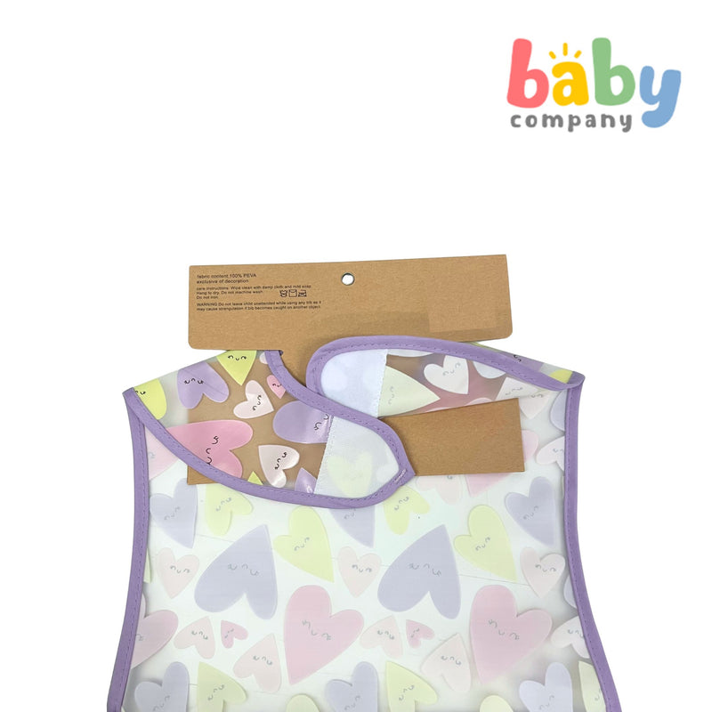 Mom & Baby Easy Clean Bib - Hearts