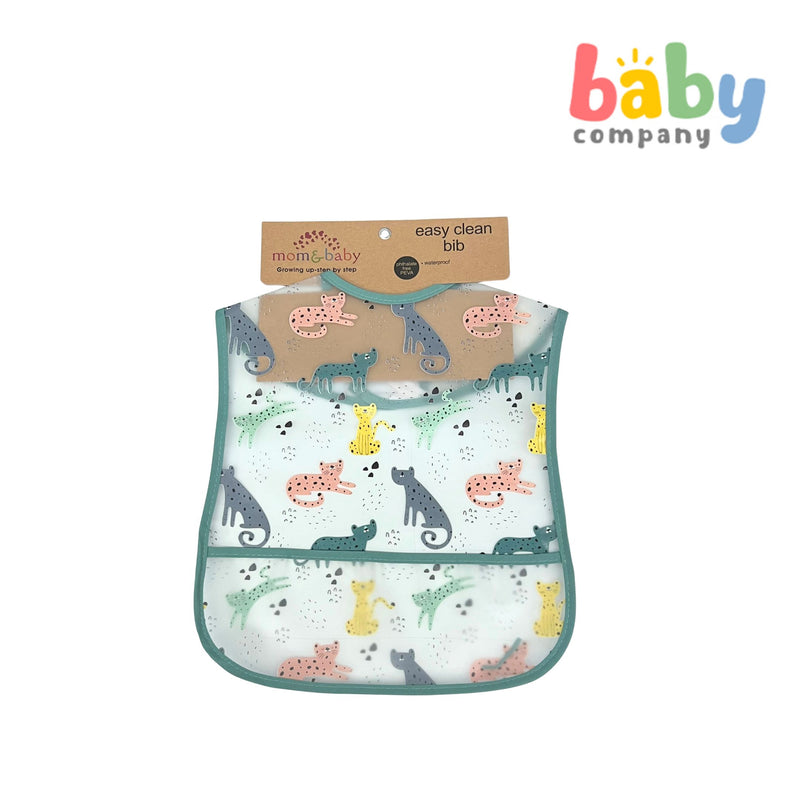 Mom & Baby Easy Clean Bib - Cat