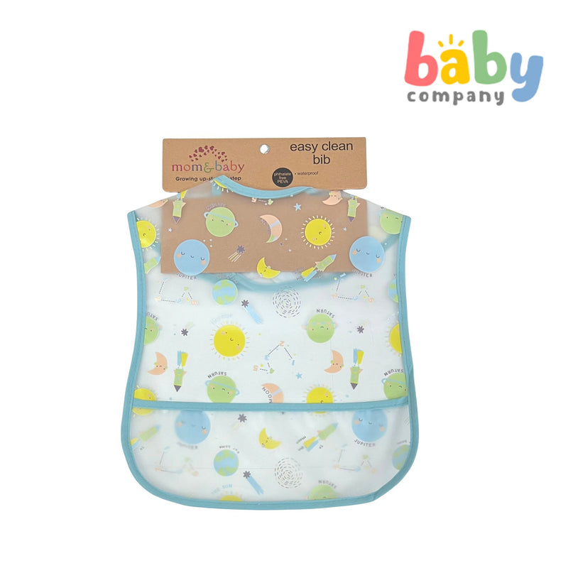 Mom & Baby Easy Clean Bib - Solar System