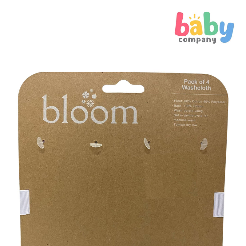 Bloom Baby Washcloth Pack of 4 - Clouds