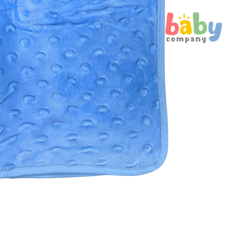 Bloom Baby 30x30 Mink Blanket - Blue